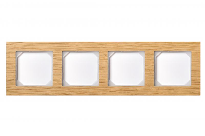 K14-245-04.E/OW  Frame, 4-places, natural oak wood - Image 1