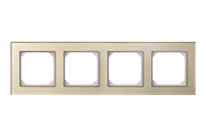 K14-245-04.E/ChGG Frame 4x champagne glass, glossy - Image 1