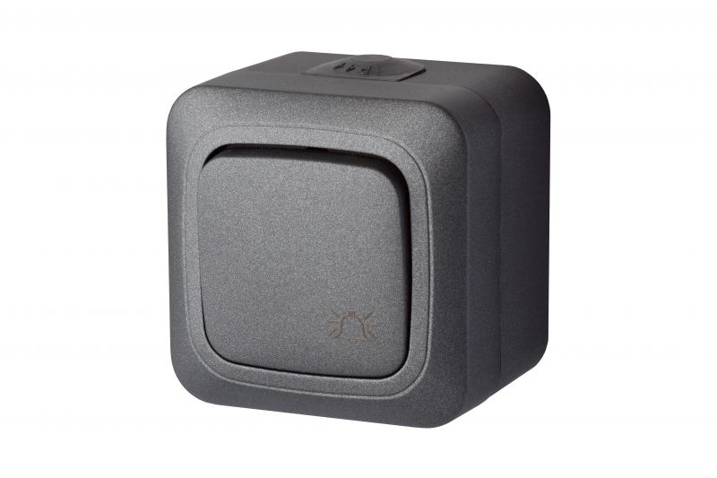 PESJ1.10-008.J.HERMI 1x surface-switch "bell" (black) - Image 2