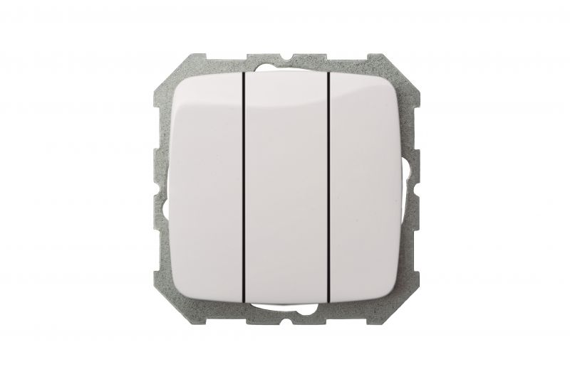 IJ3.16-001-01 A/B Flush mounting 3x switch, w/f - Image 2