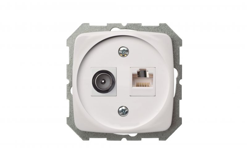 ITVKL-1-01 A/B  Flush.mount.TV and computer (RJ45 cat.6) socket, w/f - Image 2