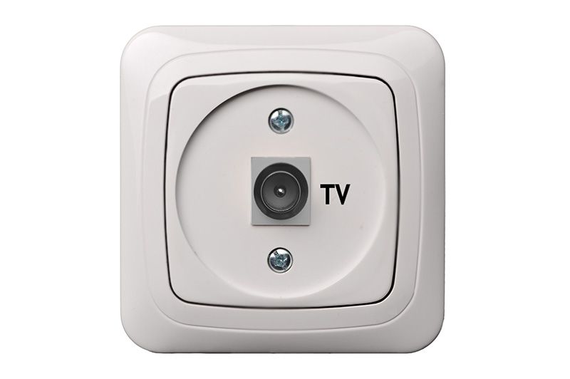 ITVL-1-01 A/B  Flush mount.TV socket with "F" type connection, w/f - Image 1