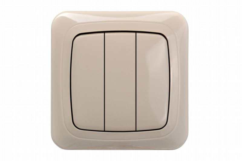 IJ3.16-001-01 A/S Flush mounting 3x switch, w/f - Image 1