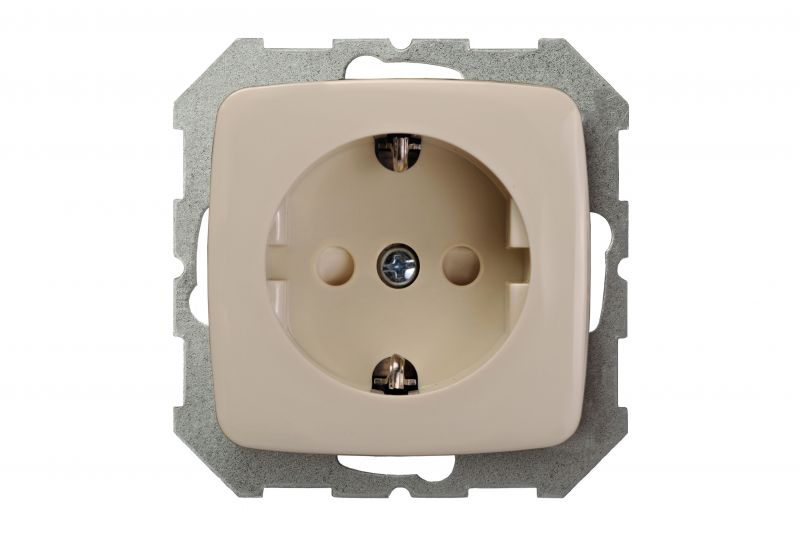 IKL16-014 A/S Flush mount SCHUKO socket outlet with spreader claws, 16A - Image 3