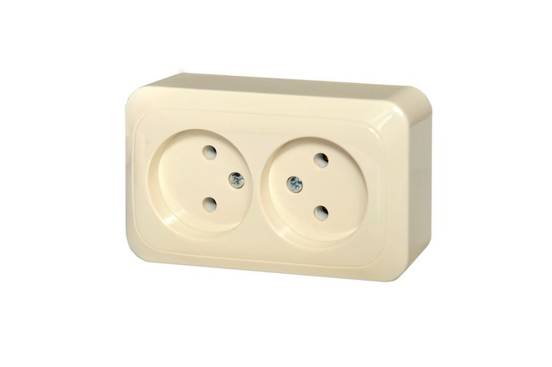 PKL16-109 A/S Surface mounting 2-way socket without earthing - Image 2
